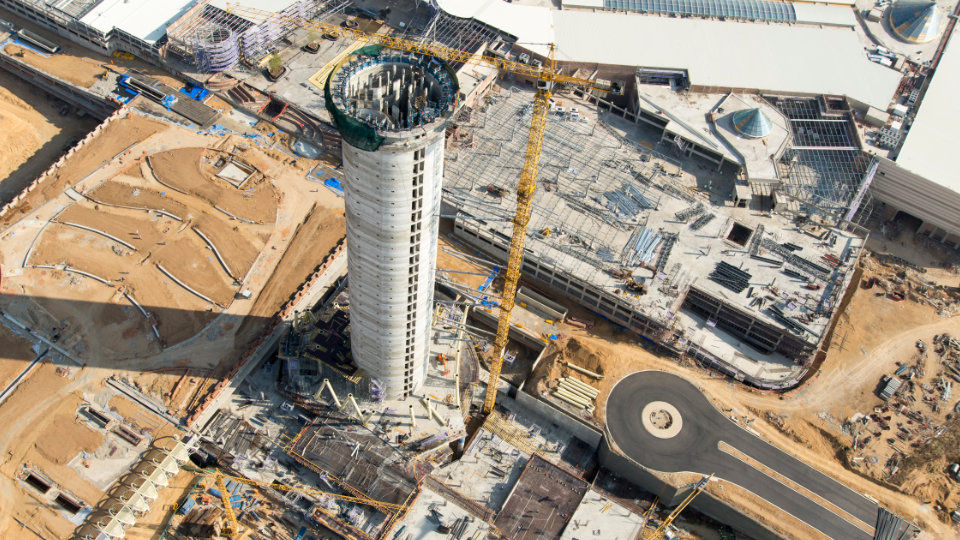 PWC TOWER SLIDING WORK